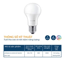 Thumbnail Bóng đèn Philips essential LED Bulb (Nhiều loại bóng check chi tiết ở SKU sản phẩm) 3