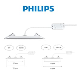 Thumbnail Bộ đèn âm trần Philips LED Max DL262 Max siêu mỏng- công suất (9W, 12W) 3
