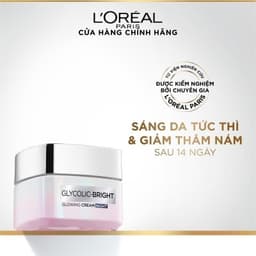 Thumbnail Kem đêm dưỡng sáng mờ thâm nám L'Oreal Paris Glycolic (AHA) Bright 50ml 1