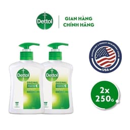 Thumbnail Combo 2 nước rửa tay Dettol kháng khuẩn hương tinh dầu thông - chai 250g 1