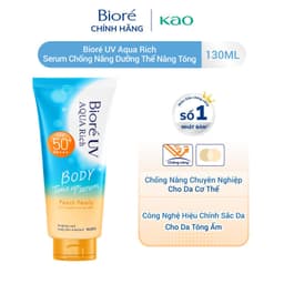 Thumbnail Biore UV Aqua Rich Serum Chống Nắng Dưỡng Thể Nâng Tông Peach Pearly 130ml 1