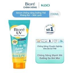 Thumbnail Biore UV Serum Chống Nắng Dưỡng Thể Kháng Bụi Sáng Mịn Mát Lạnh 230ml 2