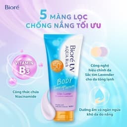 Thumbnail Biore UV Aqua Rich Serum Chống Nắng Dưỡng Thể Nâng Tông Lilac Luster 130ml 3