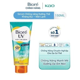Thumbnail [LIVESTREAM] Serum Chống Nắng Dưỡng Thể Kháng Bụi - Sáng Mịn Mát Lạnh Biore 150ml 1