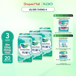 Thumbnail Combo 3 Băng vệ sinh Laurier Fresh & Free Siêu Mỏng 1