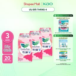 Thumbnail Combo 3 Băng vệ sinh Laurier Fresh & Free Siêu Mỏng 2