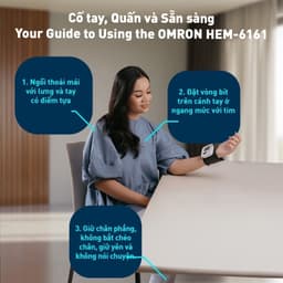 Thumbnail Máy Đo Huyết Áp Cổ Tay Omron HEM-6161 3