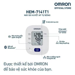 Thumbnail Máy Đo Huyết Áp Bluetooth OMRON HEM-7141T1 - Kết nối điện thoại thông minh 2