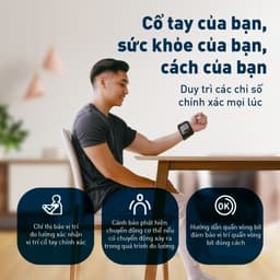 Thumbnail Máy Đo Huyết Áp Cổ Tay Tự Động OMRON HEM-6232T Bluetooth 2