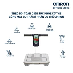 Thumbnail Máy Đo Thành Phần Cơ Thể & Lượng Mỡ OMRON HBF-375 - Dùng 8 Cảm Biến Để Đo Toàn Bộ Cơ Thể 2