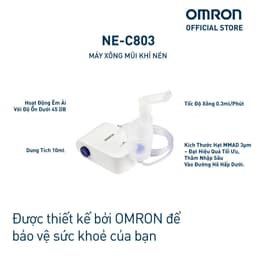 Thumbnail Máy xông mũi họng Omron NE-C803 2