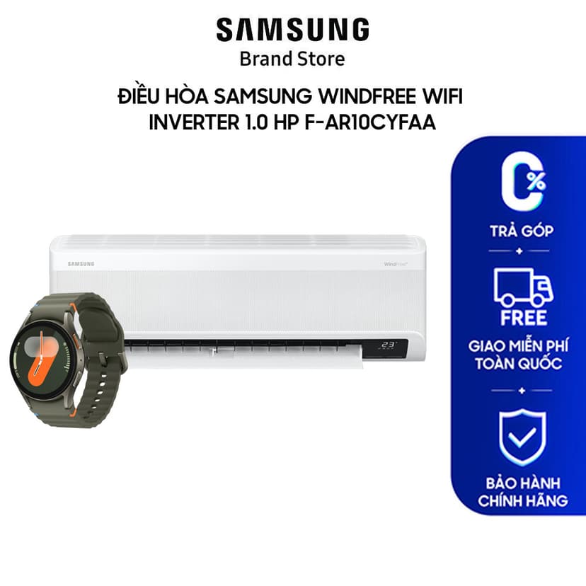 Ảnh Điều hòa Samsung WindFree Wifi Inverter 1.0 HP F-AR10CYFAA 3
