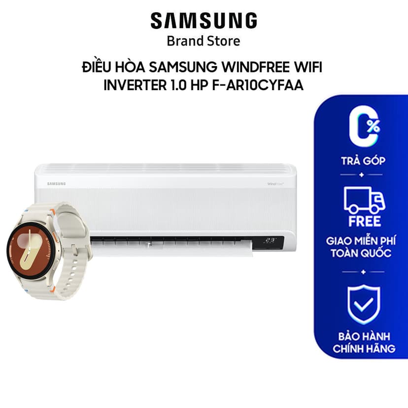 Ảnh Điều hòa Samsung WindFree Wifi Inverter 1.0 HP F-AR10CYFAA 2