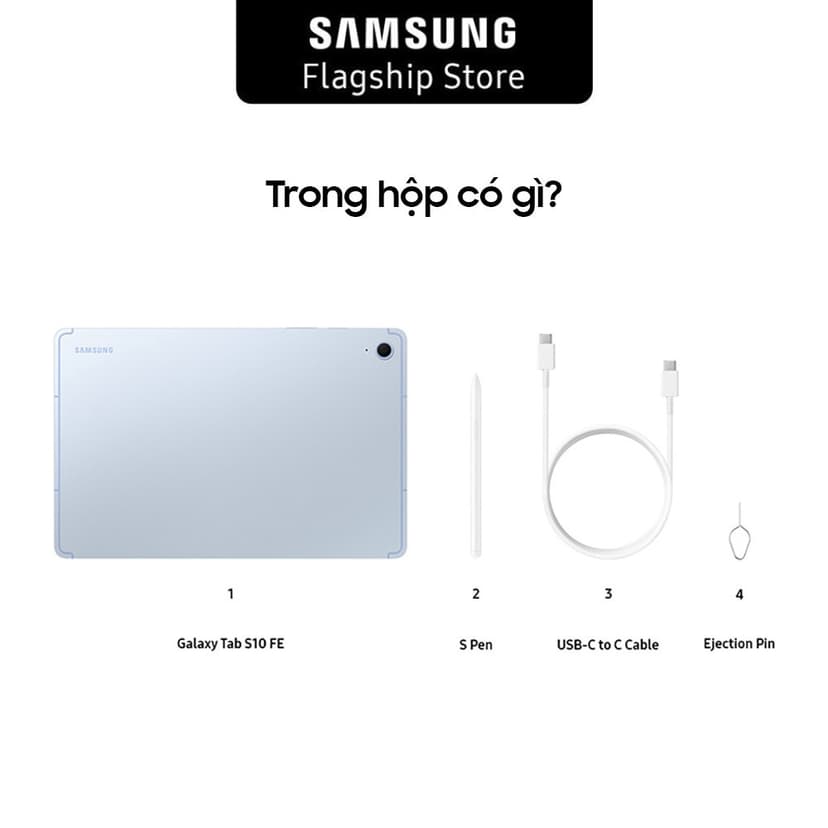 Ảnh Máy tính bảng Samsung Galaxy Tab S10 FE Wifi 256GB 3