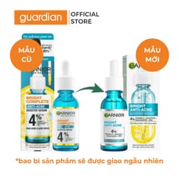 Thumbnail Tinh Chất Hỗ Trợ Mờ Thâm Sáng Da Garnier Bright Complete Anti-Acness Booster Serum 4% Cho Da Dầu Mụn 30ml 2