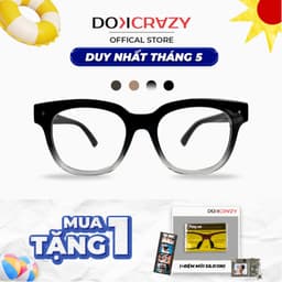 Thumbnail Gọng kính DOKCRAZY KYLA Unisex Phù hợp nhiều dáng mặt, nhựa sinh học cao cấp, Chống ánh sáng xanh 1