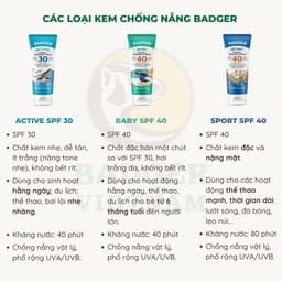 Thumbnail Kem chống nắng vật lý cho em bé BADGER SPF 40 Baby sunscreen cho trẻ sơ sinh từ 6 tháng - 87mL 2