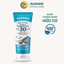 Thumbnail Kem chống nắng vật lý BADGER SPF 30 Active Sunscreen chống nắng phổ rộng hàng ngày an toàn cho mẹ bầu, da nhạy cảm 87ml 1