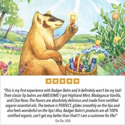 Thumbnail Son dưỡng môi hữu cơ Vanilla Madagascar BADGER Lip Balm USDA Organic - 4.2g 1