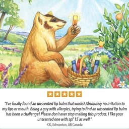 Thumbnail Son dưỡng môi hữu cơ BADGER - Classic Unscented Lip Balm USDA Organic - không màu không mùi 4.2gr 2