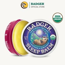 Thumbnail Sáp dầu hữu cơ giúp ngủ ngon BADGER Sleep Balm organic giúp dễ ngủ an toàn cho người lớn và trẻ em - 21g 56g 1
