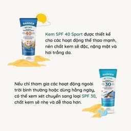 Thumbnail Kem chống nắng vật lý BADGER SPF 30 40 sunscreen cho mặt và body trẻ sơ sinh, em bé, người lớn - 87mL 4