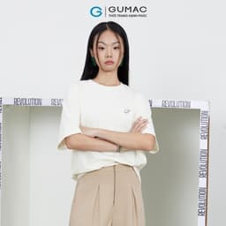 Thumbnail Áo thun thêu R thời trang Gmorning - GUMAC YATE12072 1