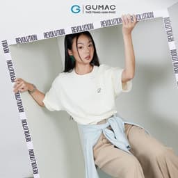 Thumbnail Áo thun thêu R thời trang Gmorning - GUMAC YATE12072 2