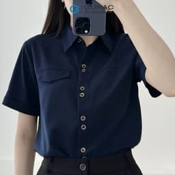 Thumbnail Áo sơ mi nữ nút đôi kiểu thời trang GUMAC LAF0316 2