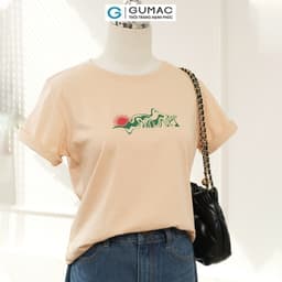 Thumbnail Áo thun in mặt trời thời trang GUMAC ATE08045 1