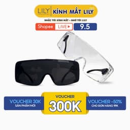 Thumbnail Kính chống bụi đi đường LILYEYEWEAR chất liệu nhựa cao cấp dành cho người đi xe máy, xe đạp thời trang và an toàn KC1624 1