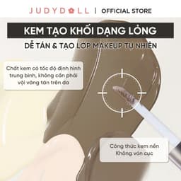 Thumbnail Kem Tạo Khối Bắt Sáng JUDYDOLL 4.8g Lâu Trôi Tự Nhiên Dạng Lỏng Dễ Sử Dụng Cho Người Mới Bắt Đầu 4