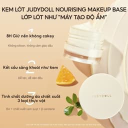 Thumbnail Kem Lót Trang Điểm JUDYDOLL 30g Dưỡng Ẩm Hương Quýt Biển Nâng Tone Kiềm Dầu Mịn Lì Thu Nhỏ Lỗ Chân Lông 4