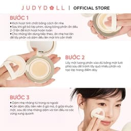 Thumbnail Cushion Phấn Nước JUDYDOLL Cho Da Khô Cấp Ẩm Dưỡng Ẩm Tiệp Da Che Phủ Tốt Bền Màu Lâu Trôi Mỏng Nhẹ 4