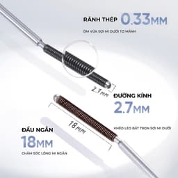 Thumbnail Mascara Chuốt Mi JUDYDOLL Dày Dài Siêu Cong Lâu Trôi Chống Thấm Nước Suốt 24h Curling Iron Mascara 4