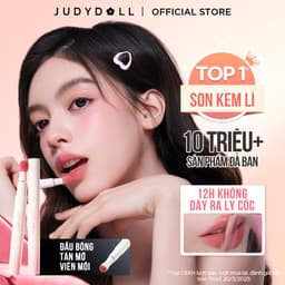 Thumbnail Son Kem Lì JUDYDOLL 1.8g Đầu Bông Dặm Kem Mịn Màu Sắc Tươi Tắn Son Vặn Bền Màu Che Phủ Vân Môi Nổi Bật 1