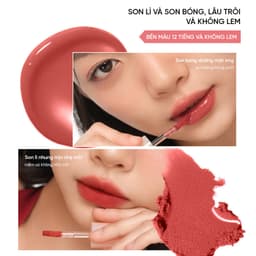 Thumbnail Son Bóng Mờ JUDYDOLL Che Phủ Rãnh Môi Không Lem Dưỡng Ẩm Lâu Trôi Màu Sắc Tự Nhiên Dễ Sử Dụng 4