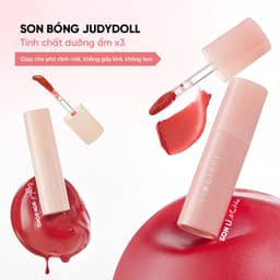 Thumbnail Son Bóng Mờ JUDYDOLL Che Phủ Rãnh Môi Không Lem Dưỡng Ẩm Lâu Trôi Màu Sắc Tự Nhiên Dễ Sử Dụng 2