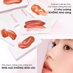 Thumbnail Son Kem Lì JUDYDOLL 2.4g Bền Màu, Nhẹ Môi, Chất Son Mịn Lì Cho Hiệu Ứng Mờ Vân Môi Thời Trang 3
