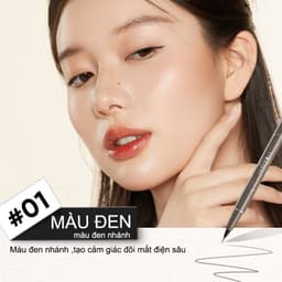 Thumbnail Mascara JUDYDOLL Đầu Sắt & Kẻ Mắt Nước JUDYDOLL Siêu Mảnh Kháng Nước Kháng Mồ Hôi Lâu Trôi 2