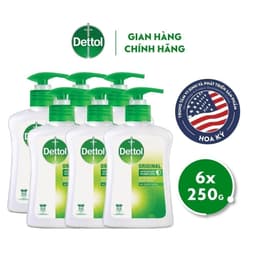 Thumbnail Combo 6 chai nước rửa tay Dettol kháng khuẩn - Chai 250g/Chai 1
