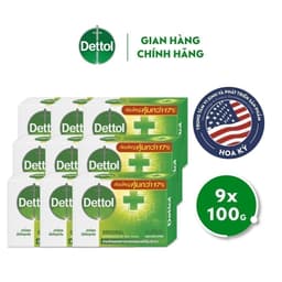 Thumbnail Combo 9 xà phòng Dettol kháng khuẩn hương tinh dầu thông - Hộp 100g 3