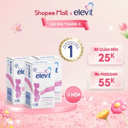 Thumbnail Bộ 3 Hộp Vitamin Bầu Tổng Hợp Elevit Cho Phụ Nữ Trước, Trong và Sau Thai Kỳ (30 Viên/ Hộp) 1
