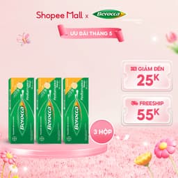 Thumbnail Bộ 3 hộp viên sủi bổ sung Vitamin Berocca Performance Mango 10 Viên/hộp 1