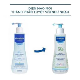 Thumbnail Nước Làm Sạch Mặt Và Cơ Thể Cho Trẻ Sơ Sinh & Em Bé Da Thường Mustela 300ml 2