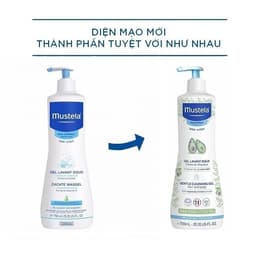 Thumbnail Sữa Tắm Gội Cho Trẻ Sơ Sinh & Em Bé Da Thường Mustela 750ml 2
