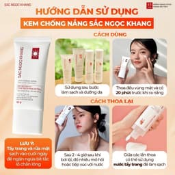 Thumbnail Kem chống nắng SẮC NGỌC KHANG 50G SPF 50+/ PA++++ chống nắng phổ rộng với 6 màng lọc Filter 3