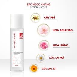 Thumbnail Combo Sắc Ngọc Khang 2 món [Nước hoa hồng 145ml + Nước tẩy trang 145ml] 2