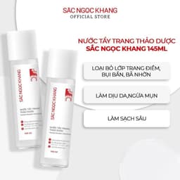 Thumbnail Nước Tẩy Trang Thảo Dược Thiên Nhiên Sắc Ngọc Khang 145ml giúp làm sạch sâu bụi bẫn bã nhờn & ngừa mụn 3