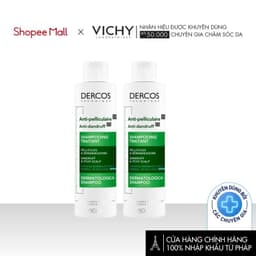Thumbnail Bộ 2 dầu gội giúp sạch gàu dành cho da đầu dầu & ngứa Vichy Dercos Anti Dandruff 200ml x2 1